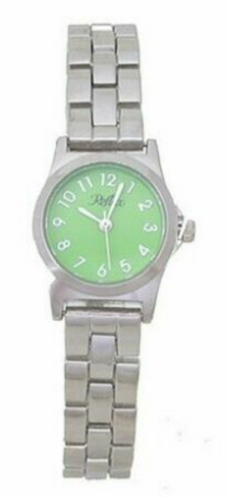 Ladies Reflex LB100 Metal Bracelet Watch - Silver/Green - High Quality - Perfect Gift - 1 Year Guarantee