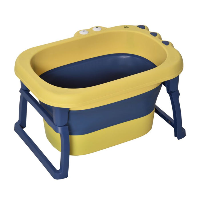 Foldable Baby Bathtub for Newborns - Yellow