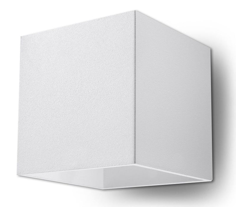 Modern Loft Design Wall Lamp: White Up/Down Square Shape - Best Quality, G9 Bulb - Perfect for All Demographics