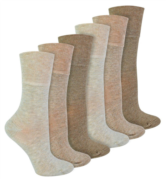 IOMI Footnurse - Ladies 12 Pair Bamboo Non Elastic Socks