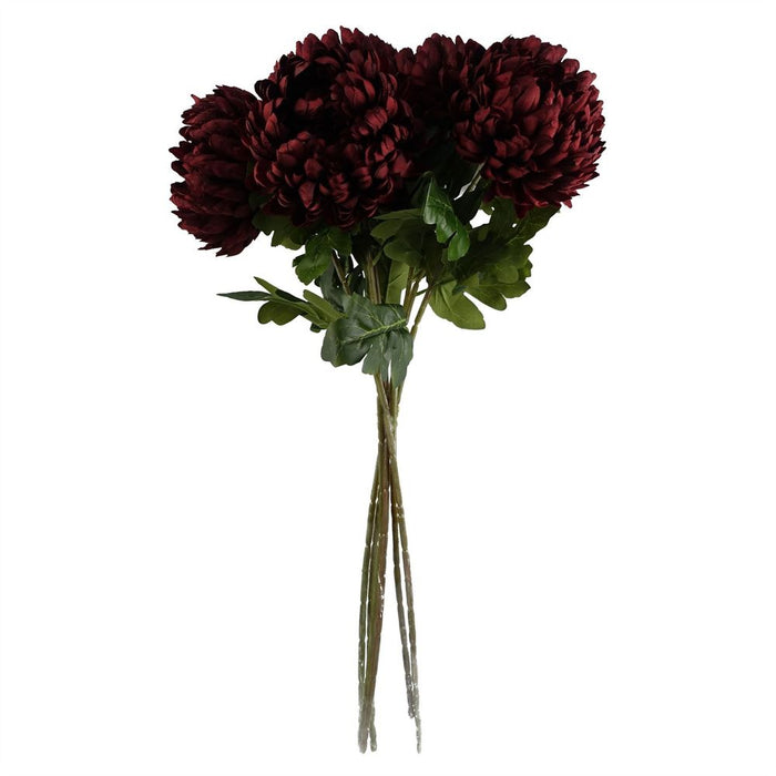 75cm Extra Large Reflex Chrysanthemum - Red