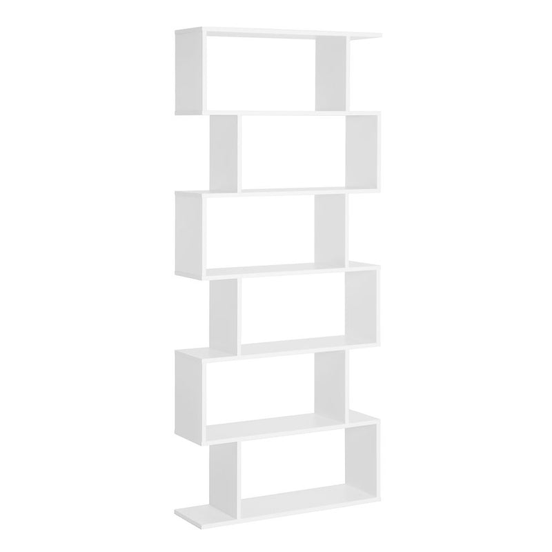 Premium Particle Board 6-Tier White Shelving Unit | High-Quality | Versatile Storage Solution