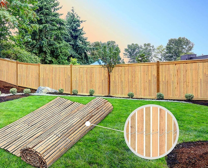 Bamboo Slatted Fence 2m X 4 m