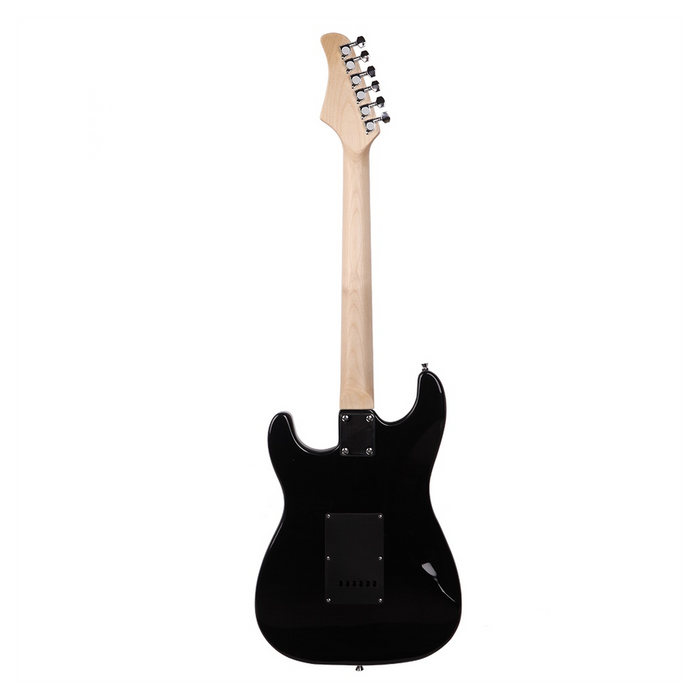 Glarry GST Stylish Electric Guitar Kit with Black Pickguard Sunset Color