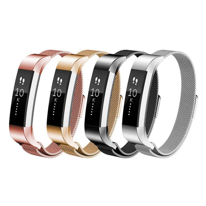 Premium Milanese Fitbit Alta Replacement Band - Sleek, Stylish, and Strong Magnetic Closure