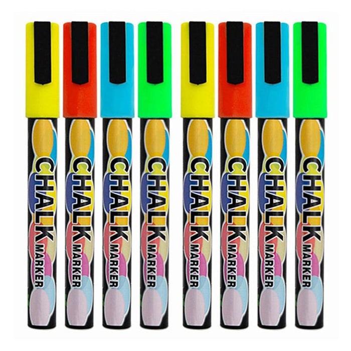 Doodle Vibrant Colors Liquid Chalk Pens - Writes On Whiteboards & Chalkboards