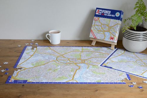 A to Z Map of Ipswich 1000 Piece Jigsaw Puzzle