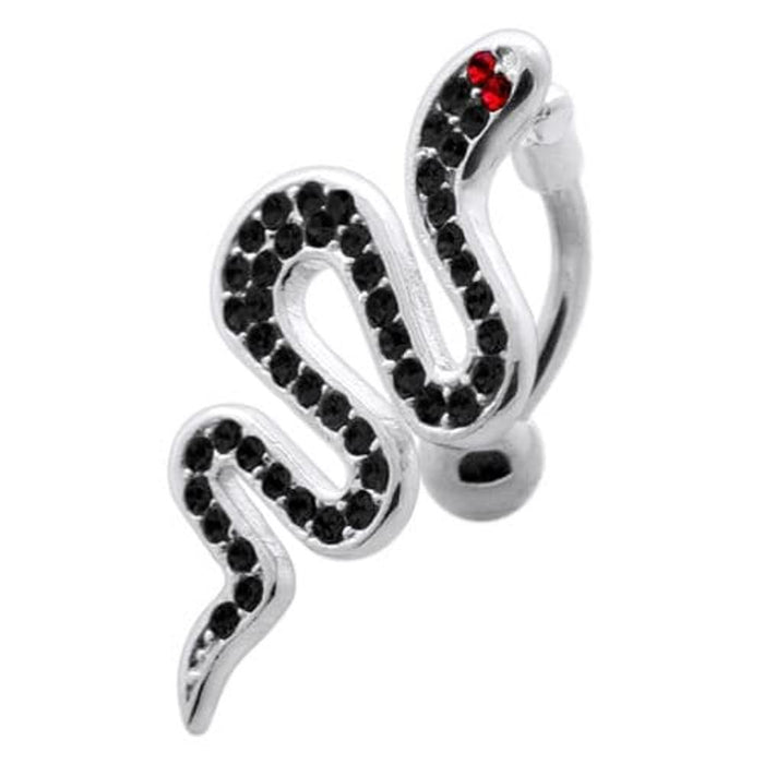 Multi Jeweled Snake Dangling Belly Banana