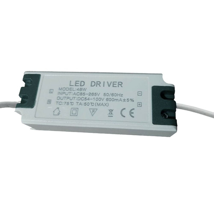 Constant Current 600mA High Power DC Connector Power Supply LED Ceiling light 24W - 48W