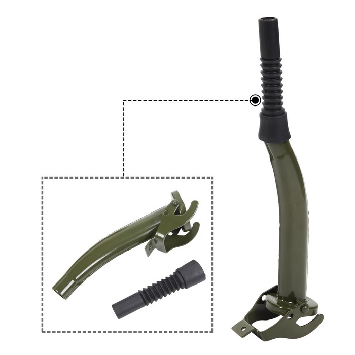 5L 0.6mm American Oil Barrel Army Green With Inverted Oil Pipe