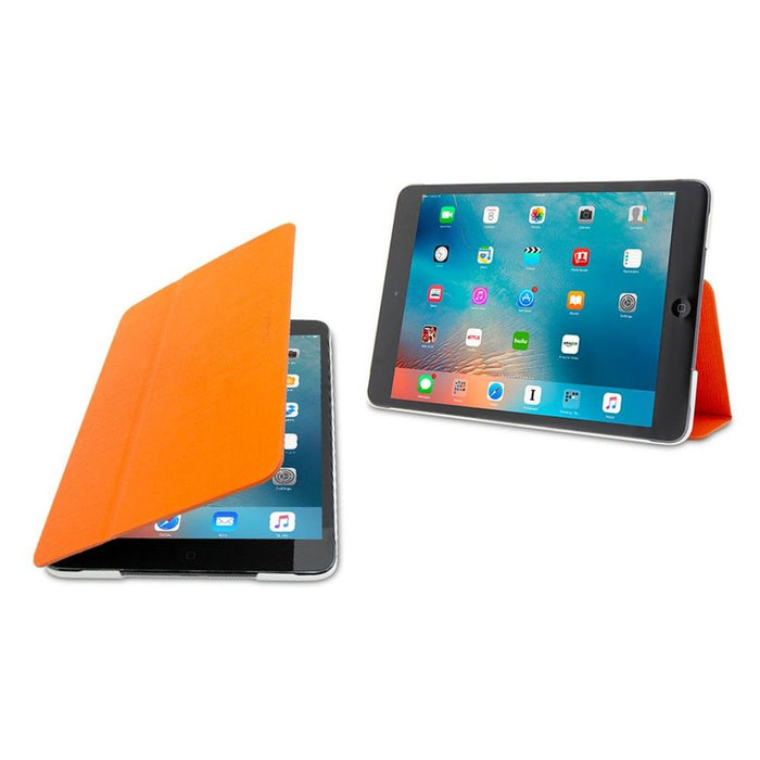 Xtreme Mac Microfolio Case for iPad Mini, Tangerine - Premium Quality, Multi-angle Stand, Durable Fabric