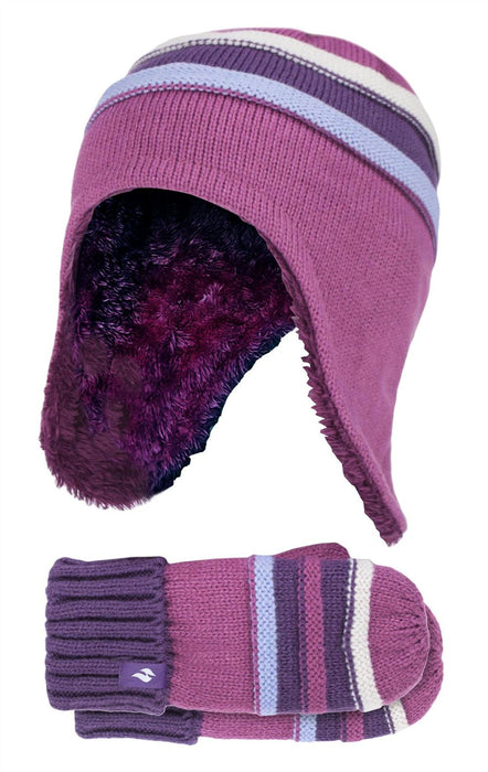 Heat Holders - Snowy Retreat - Girls Hat & Mittens