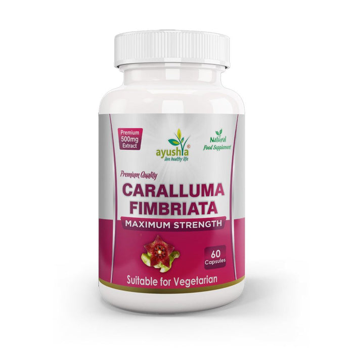 Caralluma Fimbriata Capsule - Natural Appetite Suppressant for Weight Loss, Enhanced Endurance - High Quality