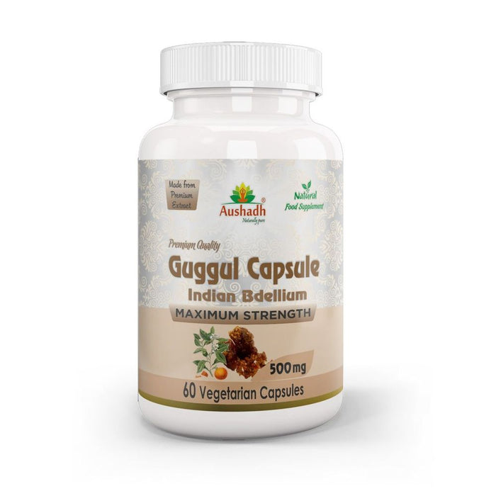 Premium Guggul Capsule - All-Natural, Effective, and Clinically-Proven