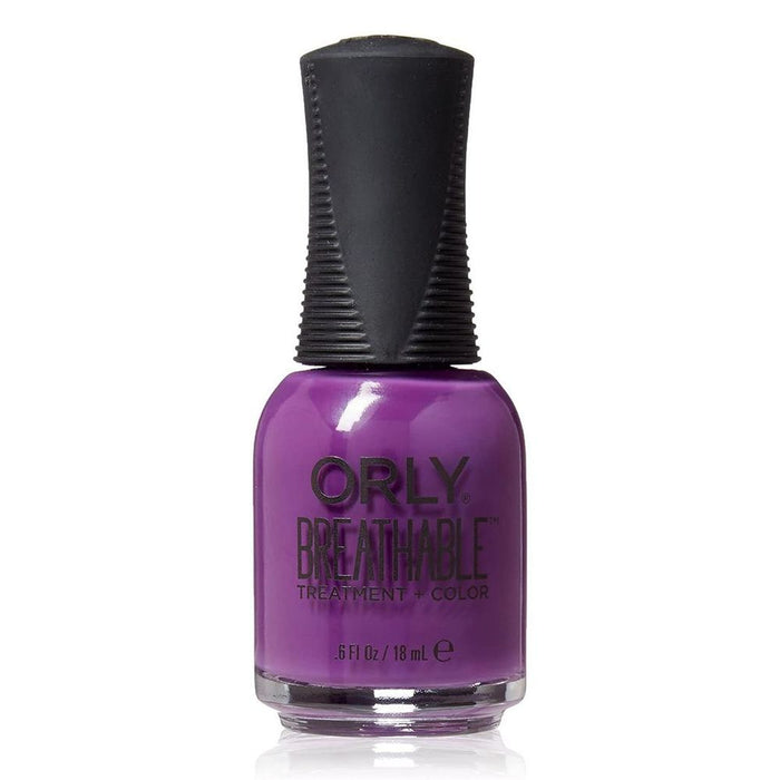 Orly Nail Polish Breathable Treatment + Colour - Purple, 18ml