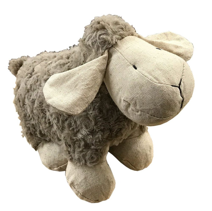 Sheep Doorstop - Brown - Practical and Stylish - High-Quality Fabric Fur - 25x15x20cm