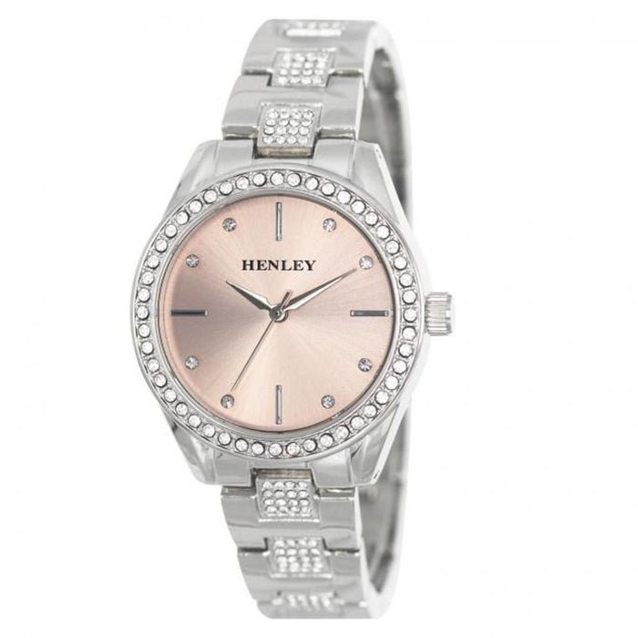 Henley Ladies Bling Dial Bracelet Watch H07324 Available Multiple Colour