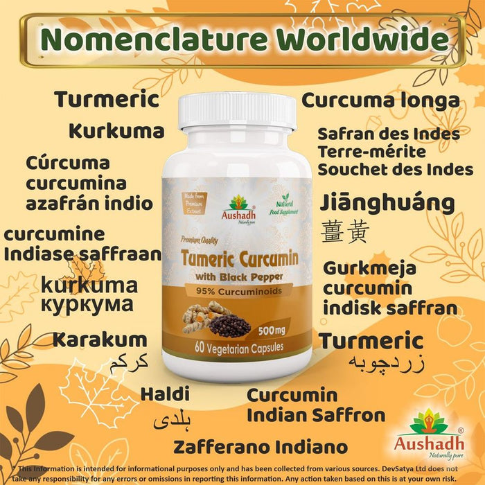 Premium Turmeric Capsules - Powerful Curcumin with Piperine