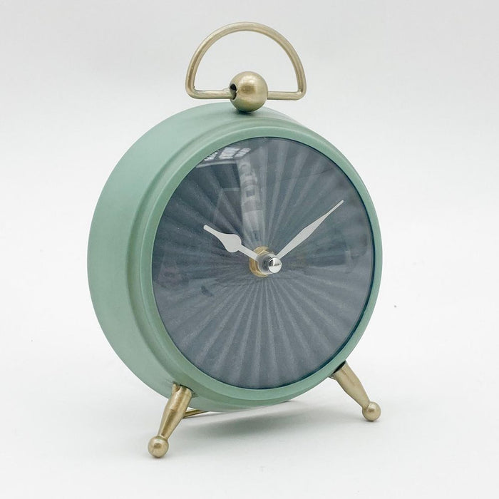 Handcrafted 19CM Table Clock - Reliable Timekeeper for Home or Office