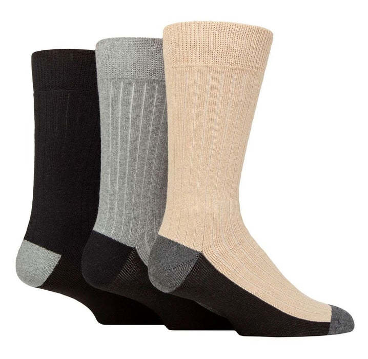 Wildfeet - 3 Pack Men’s Recycled Cotton Boot Socks