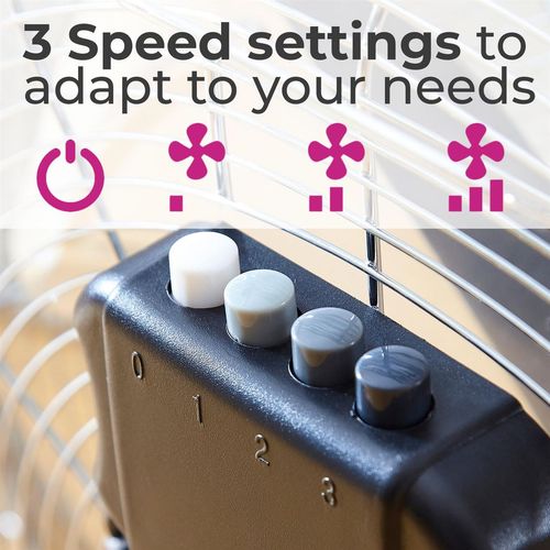 Neo High Velocity Chrome Metal Floor Freestanding Fan � 20 Inch