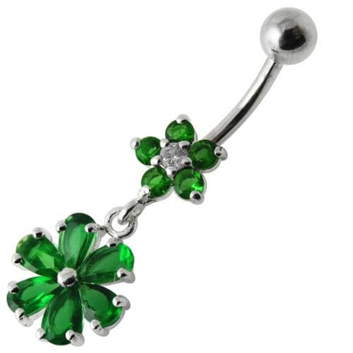 Fancy  Wheel Dangling Belly Ring Body jewelry