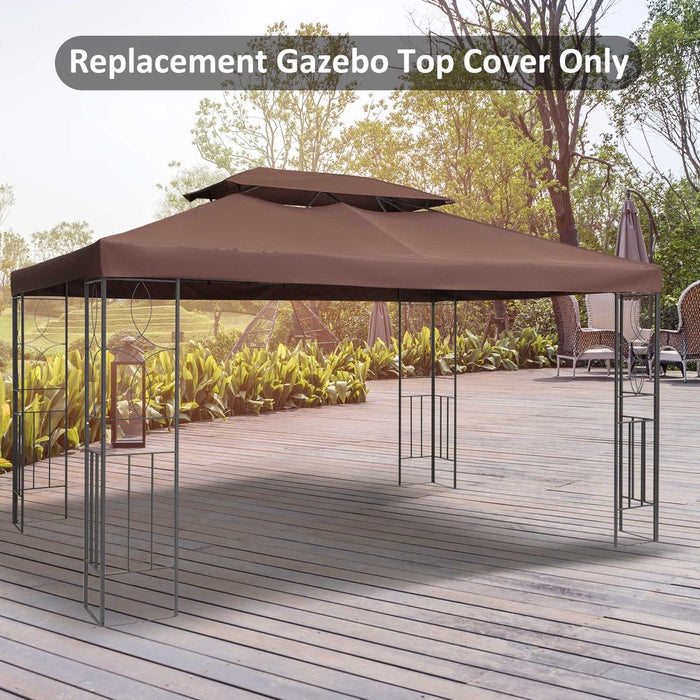 High Quality 3x4m Gazebo Replacement Roof Canopy - UV Cover, Sun Awning - Professional Seller