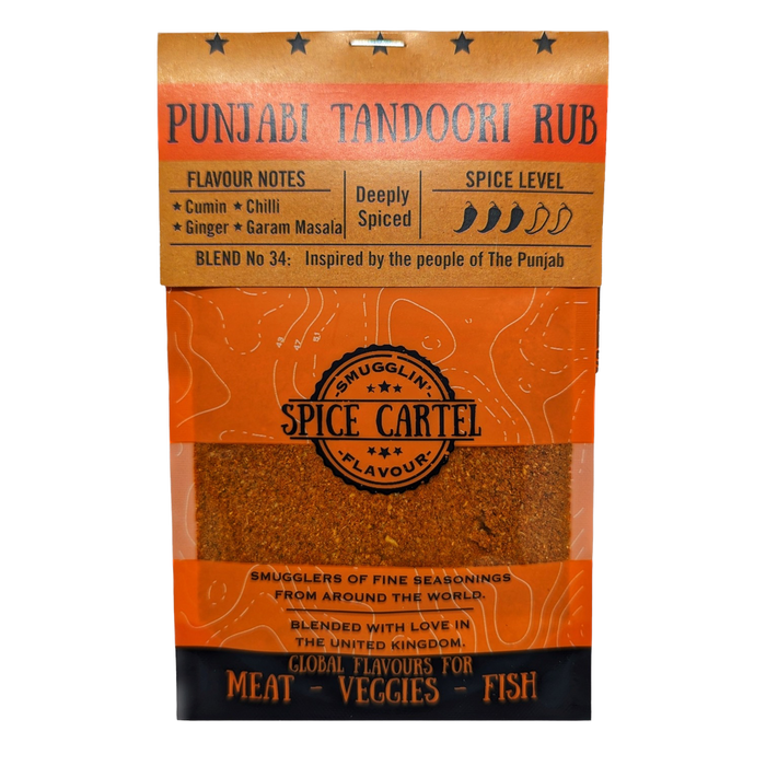 Authentic Punjabi Tandoori Spice Blend - Bursting with Bold Flavors - 35g Resealable Pouch