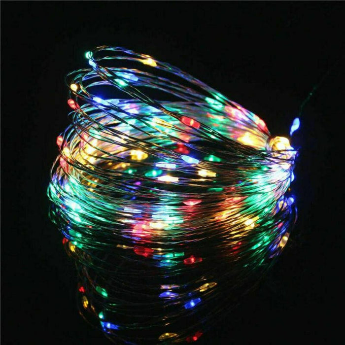 Premium Multi-Coloured LED Fairy Lights for Party, Christmas, & Garden Decor - Battery Operated