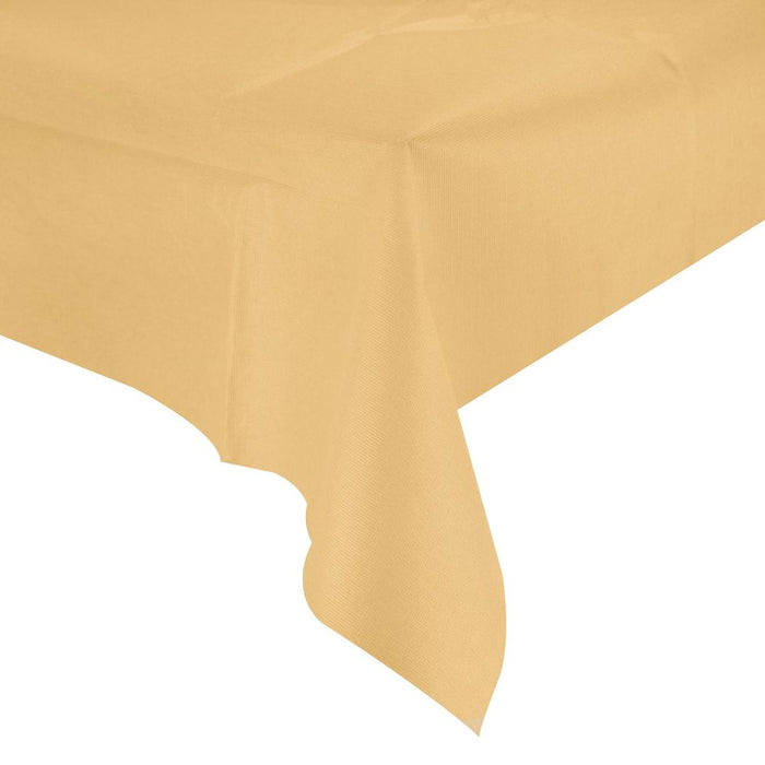 132x178cm Festive Gold Flannel Tablecloth