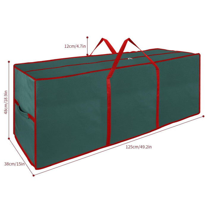 VINSANI XMAS GREEN FABRIC STORAGE BAG 1010038