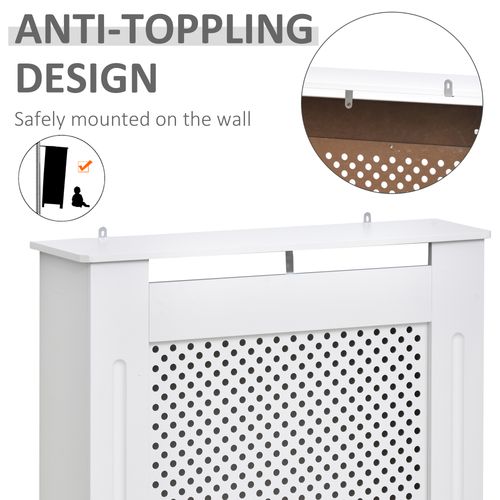 Radiator Cover Heating Cabinet Grill Style Diamond Design 78Lx19Wx82Hcm