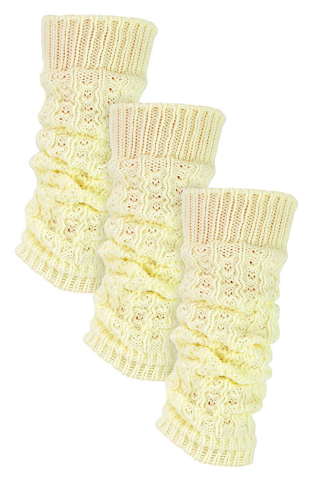 Sock Snob - Ladies 3 Pack Chunky Leg Warmers