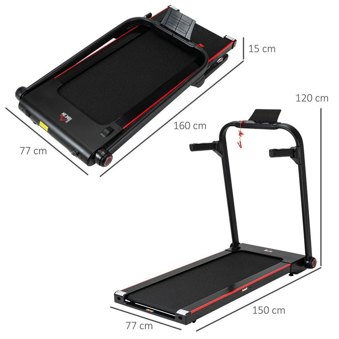 High-Speed Electric Folding Treadmill - Portable & Safe for Home Workouts