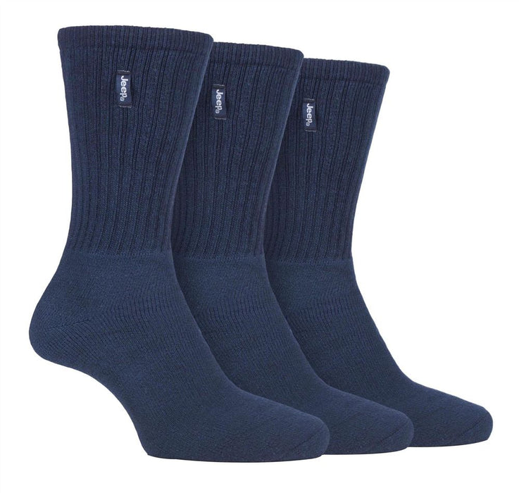 Jeep Men's Vintage Leisure Boot Socks - 3 Pr Pack