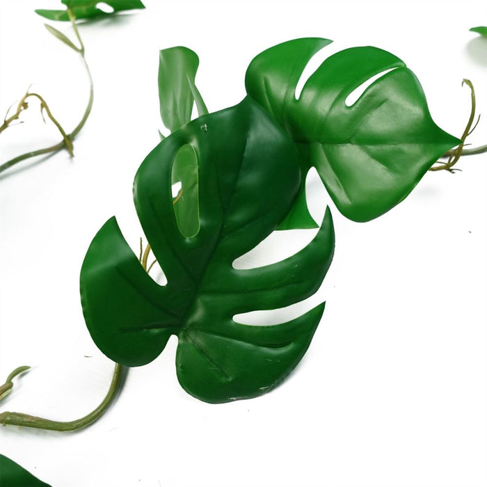 Realistic 100cm Monstera Hanging Trailing Plant - Pack of 6