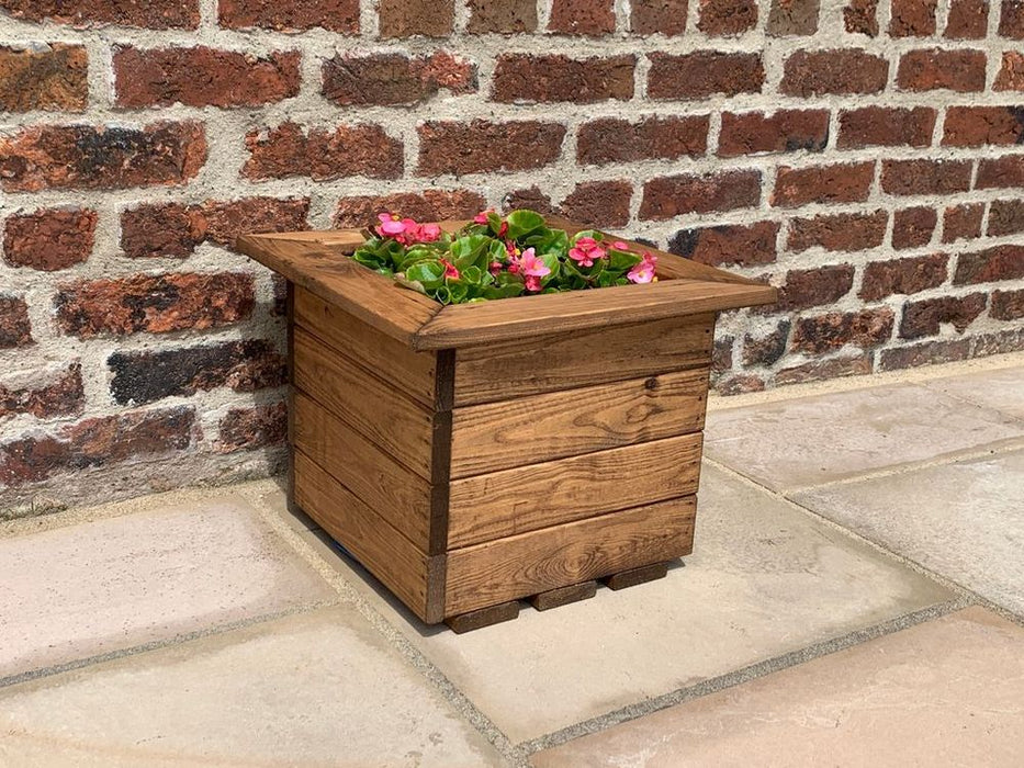 Premium Regular Wood Planter-Drainage, Handcrafted, British Made, 25L Volume, 10-Year Guarantee