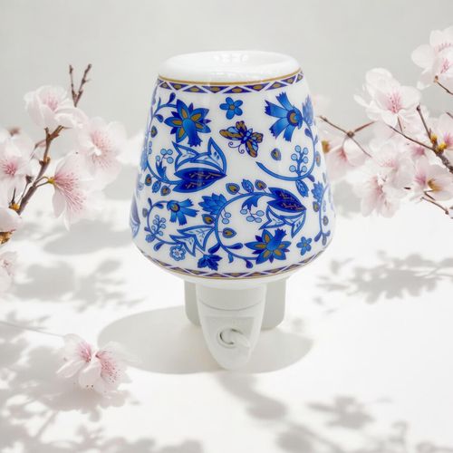 BLUE FLORAL NIGHTLIGHT