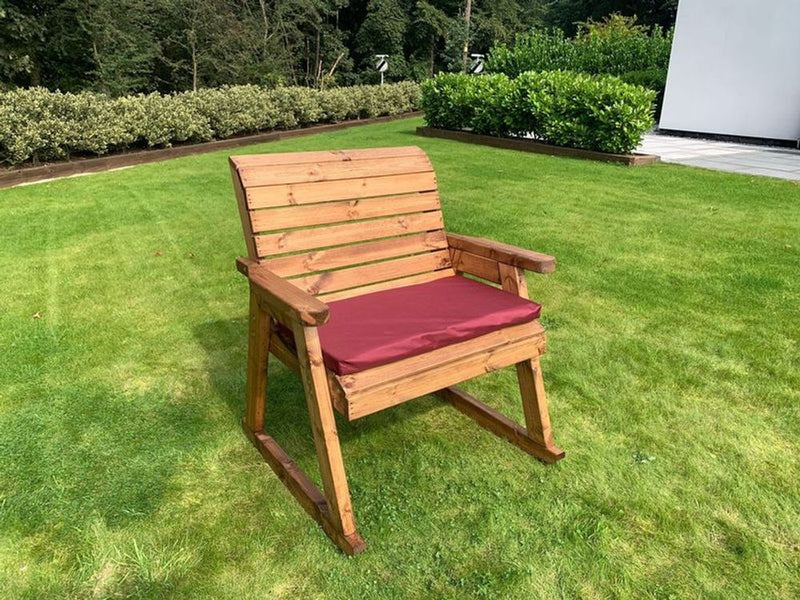 Charles Taylor Grand Rocker - Extra Wide and Handcrafted for Superior Comfort