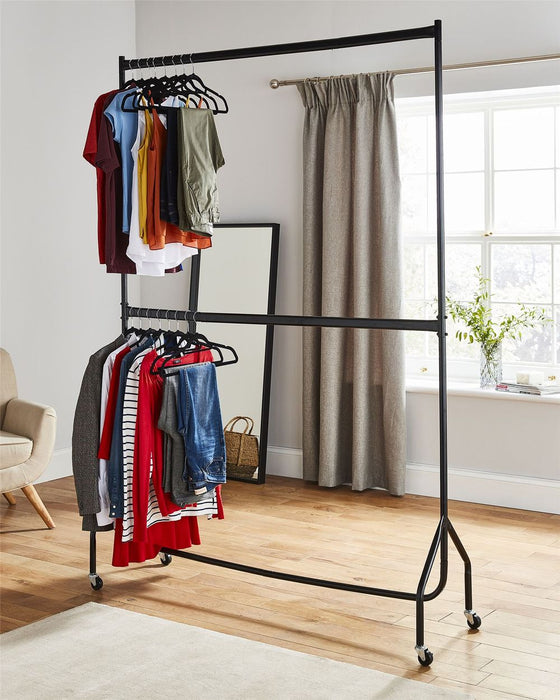 Two tier quality heavy duty Clothes Rail