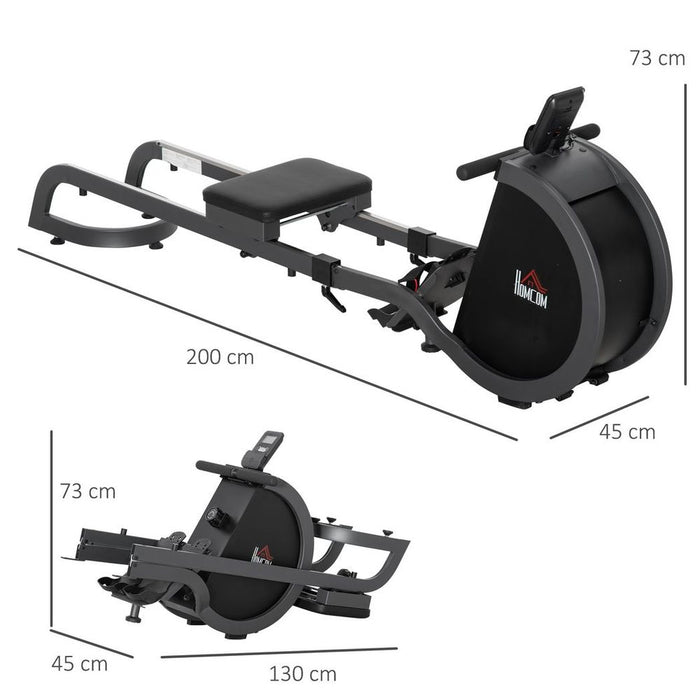 Ultimate Magnetic Foldable Rower: 16-Levels, Home & Gym