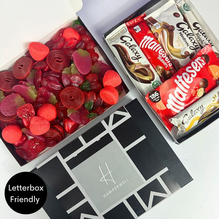 Red Sweets Letterbox Gift Hamper