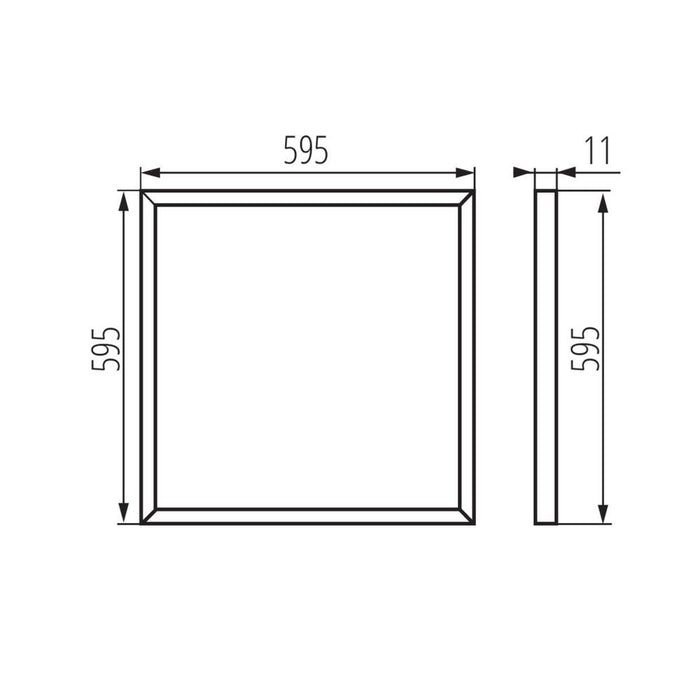 High-Quality Kanlux Bravo 40W LED Panel - Neutral White - 28010