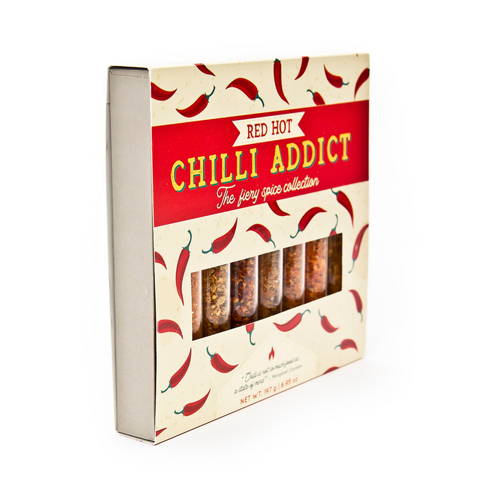 Red Hot Chilli Addict | Selection of 8 Fiery Spices | Vegan & Meat Lovers