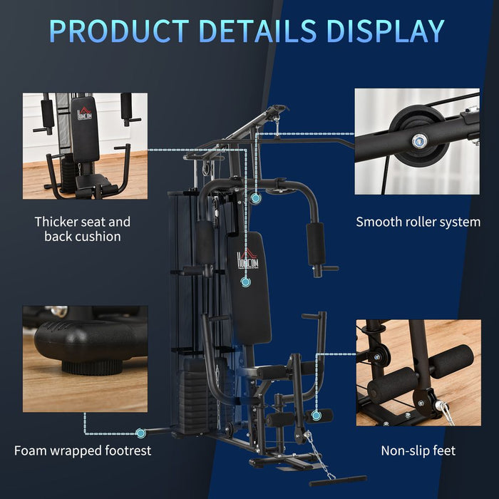 Transform Your Body with HOMCOM Multifunction Home Gym - Strength Training, Cardio & More!