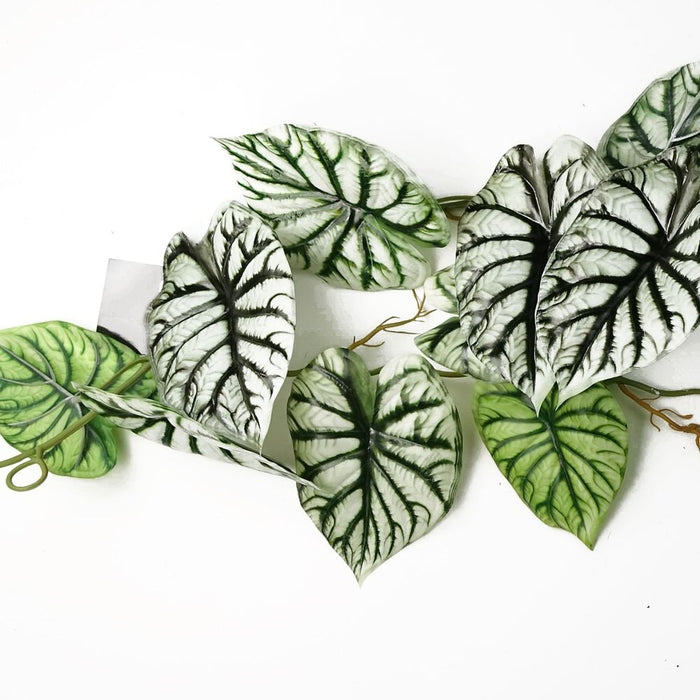 Premium Quality 6-Pack: 120cm Fake Alocasia Dragon Scale Trailing Plants