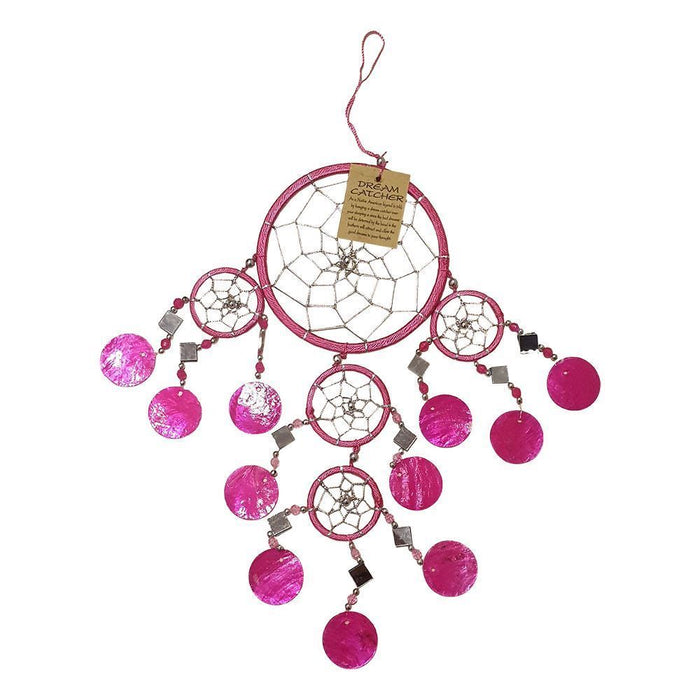 Capiz Dream Catcher, No Feathers, 12cm