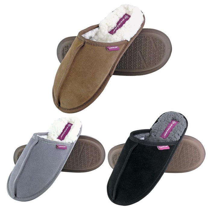 Dunlop - Ladies Slippers - SUEDE 8034