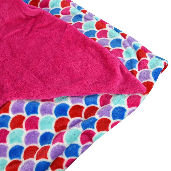 Premium Mermaid Blanket for Adults - Soft Fleece, Realistic Design, Cozy & Warm - Perfect for Movie Nights & Pyjama Parties