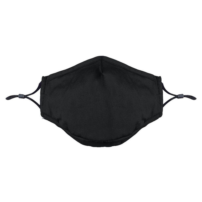 Termin8 Triple Layer Reusable Cotton Face Mask - Black